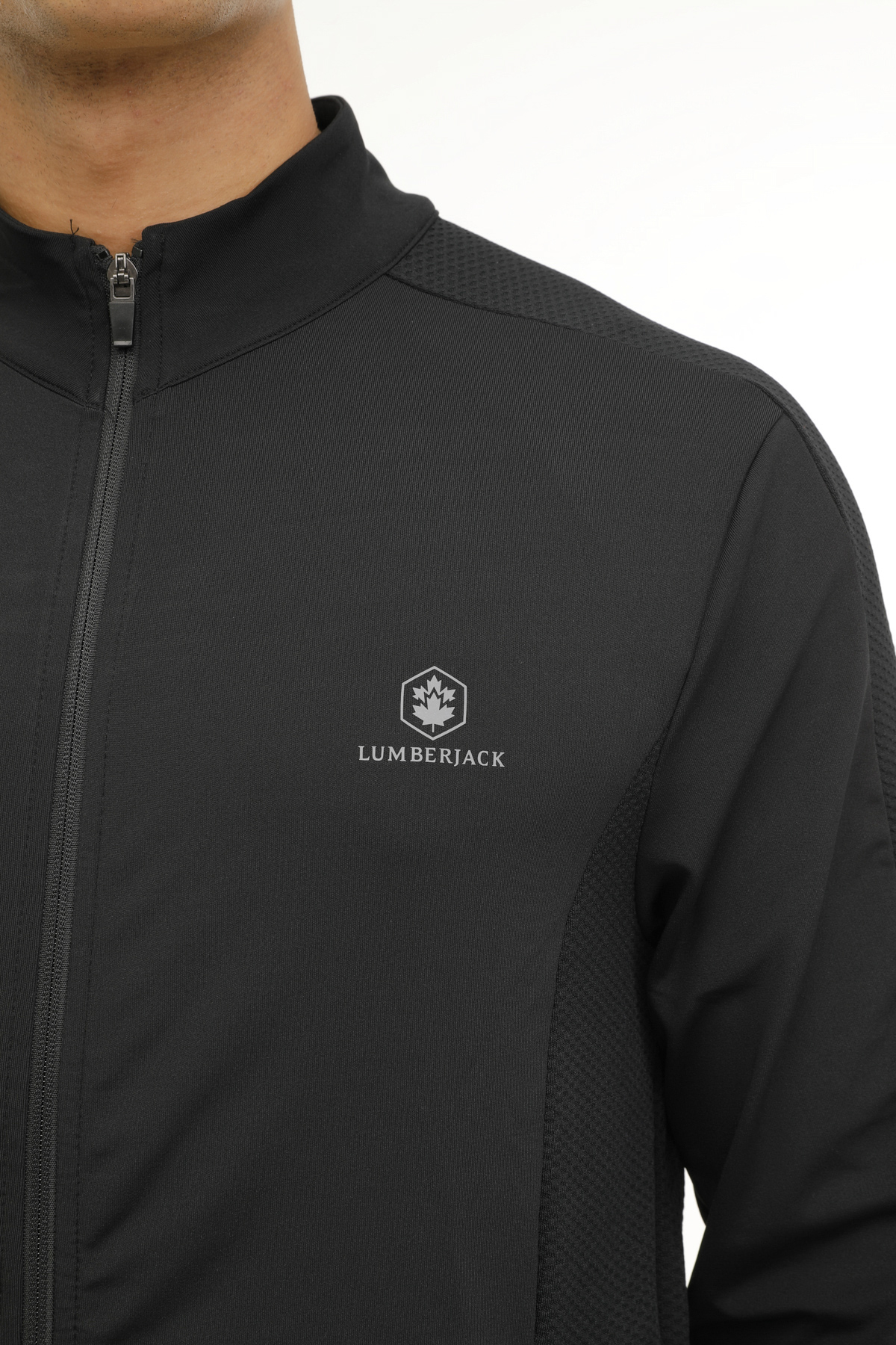 Lumberjack MSD4022 TERRY TRACK TOP Siyah Erkek Eşofman Üstü 100002640