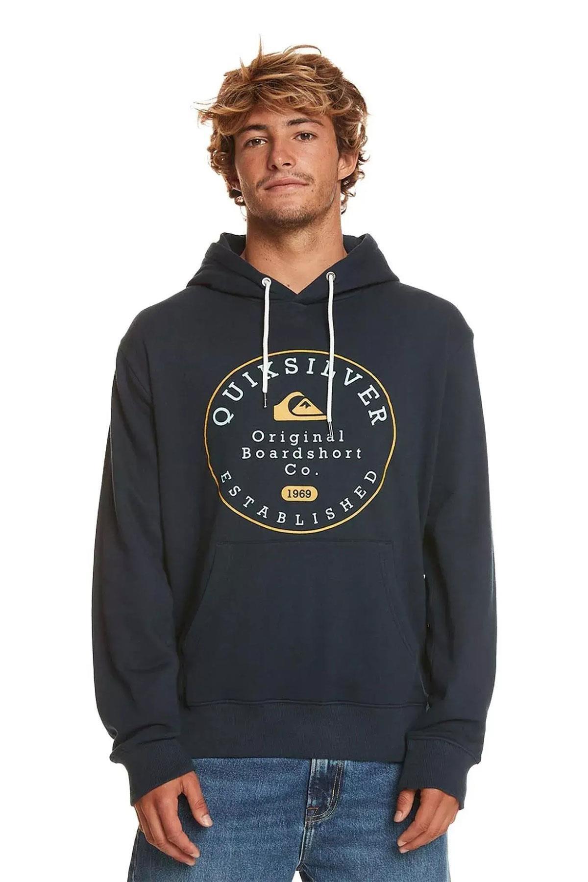 EQYSF03150 Circle Trim Hoodie Erkek Sweatshirt