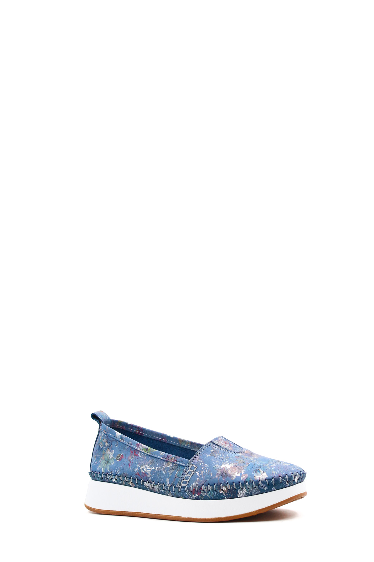 Hakiki Deri Kadın Casual Ayakkabı 122ZA24075 - Görsel 4