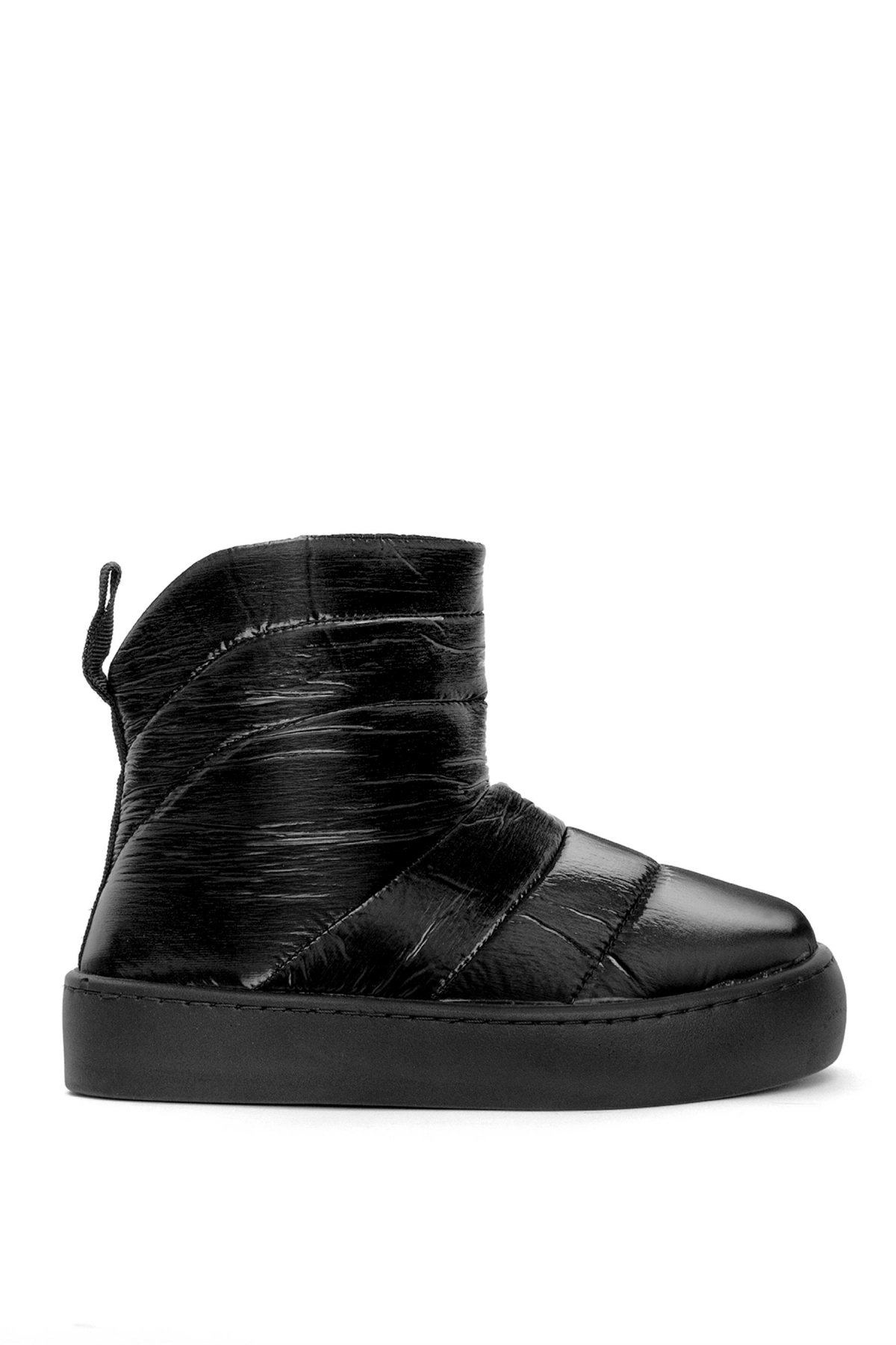 Elit 23KBrlG257 Kadın Düz Bot Siyah - Görsel 4