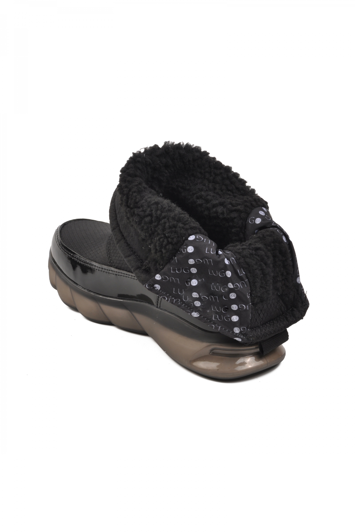 DMK-Z001 Siyah Rugan İçi Kürklü Kadın Kar Botu - Görsel 5