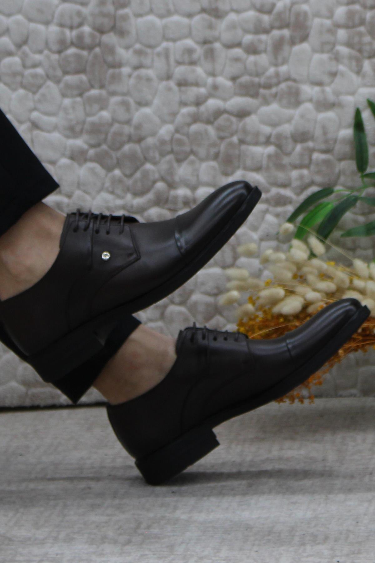 42040 Kahve İç Ve Dış Hakiki Deri Kauçuk Taban Erkek Ayakkabı - Görsel 6