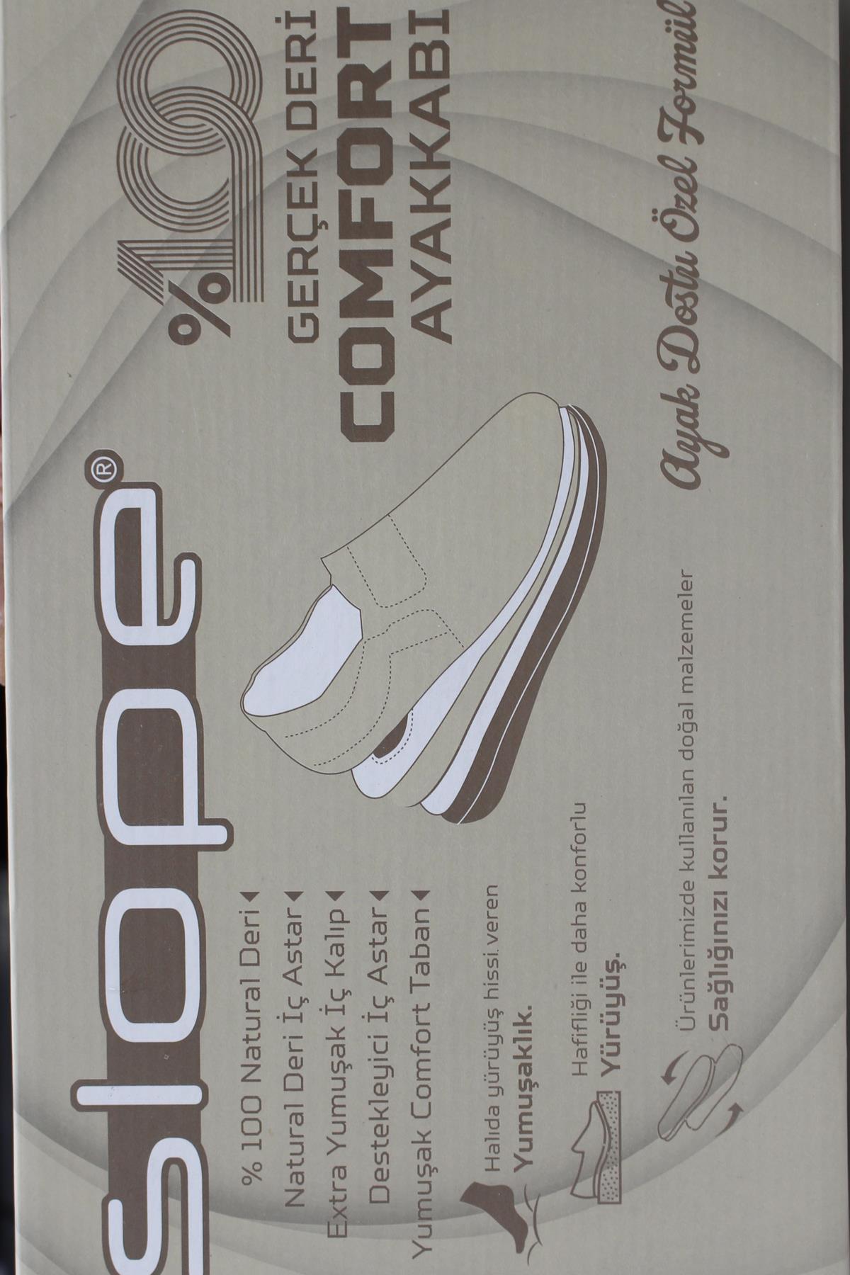 42960 Kahve İç Ve Dış Hakiki Deri Rahat Yumuşak Erkek Ayakkabı - Görsel 8