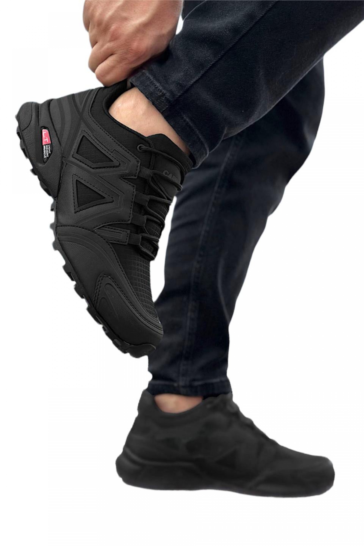 Trekking Outdoor Erkek Ayakkabı SİYAH - Görsel 2