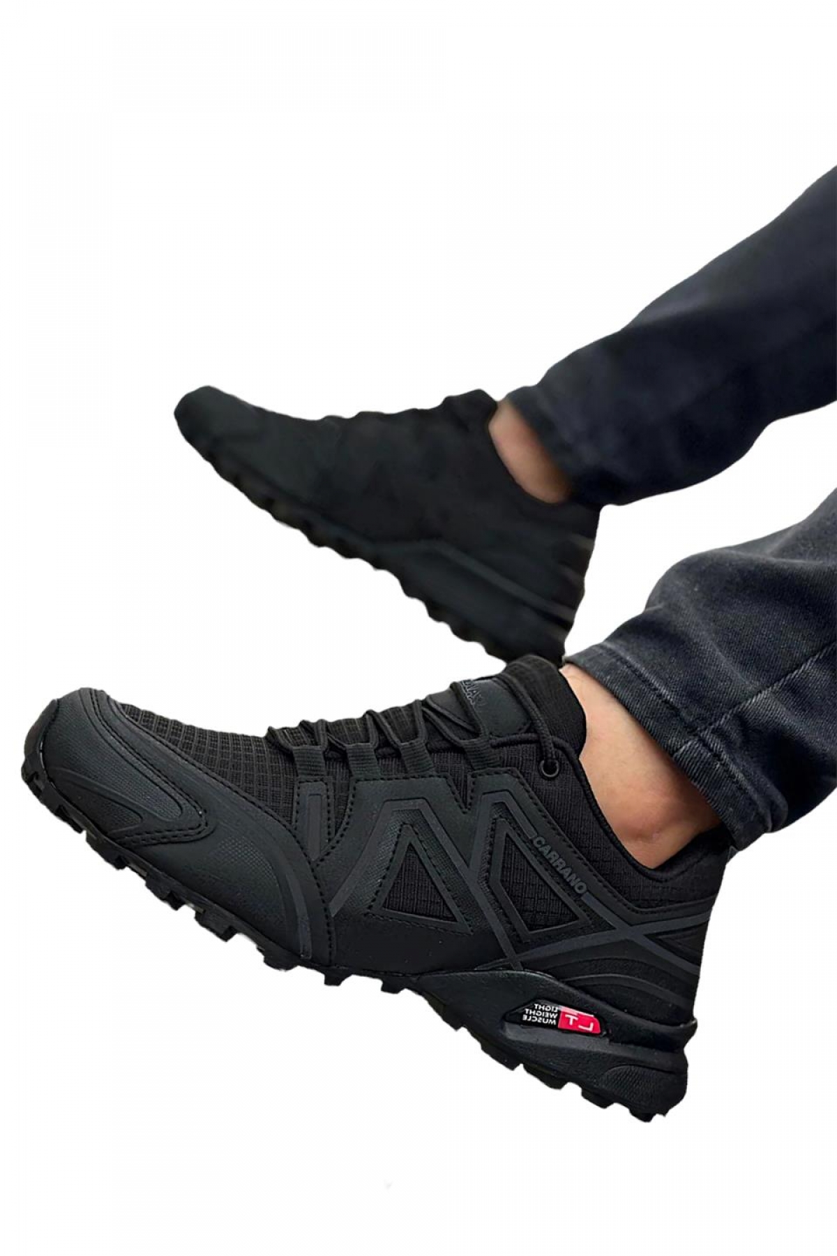 Trekking Outdoor Erkek Ayakkabı SİYAH - Görsel 4