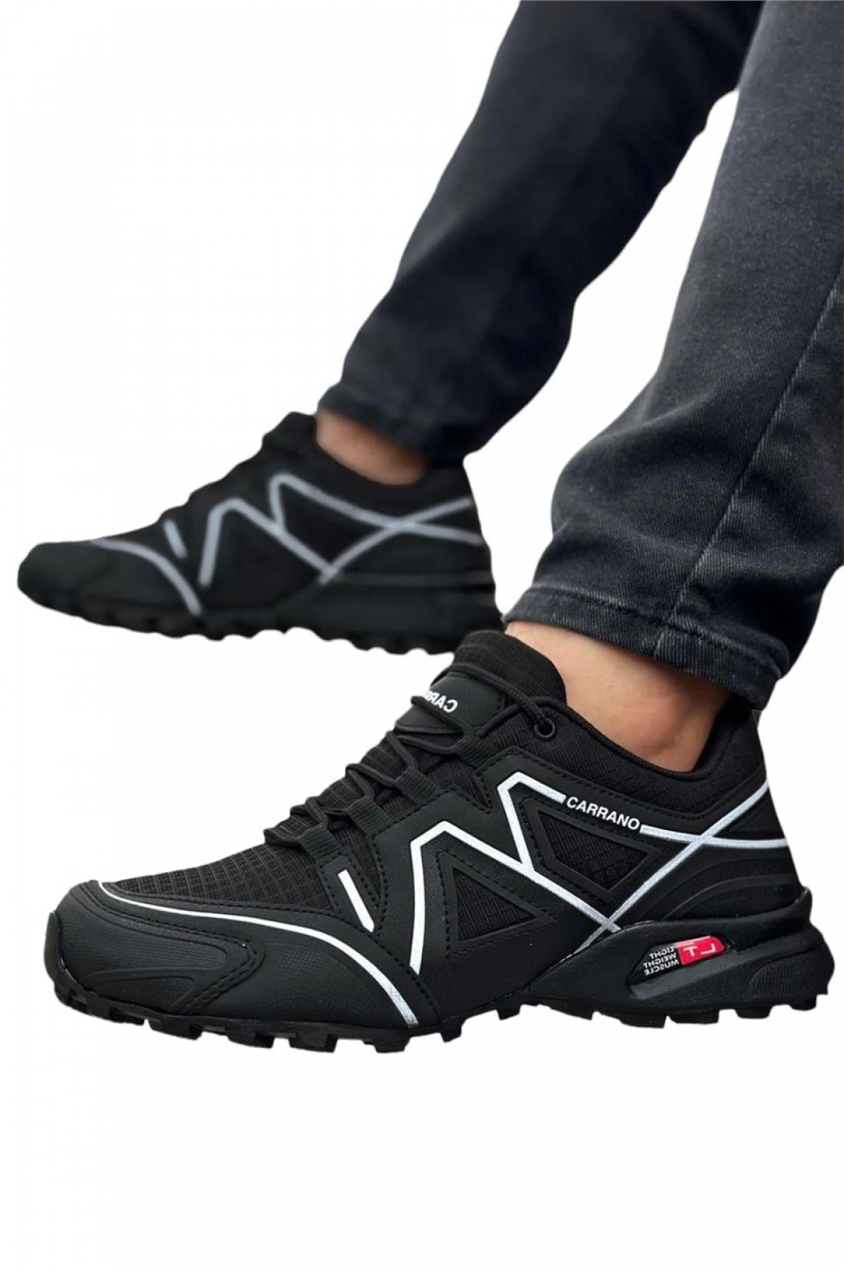 Trekking Outdoor Erkek Ayakkabı SİYAH - FÜME - Görsel 3