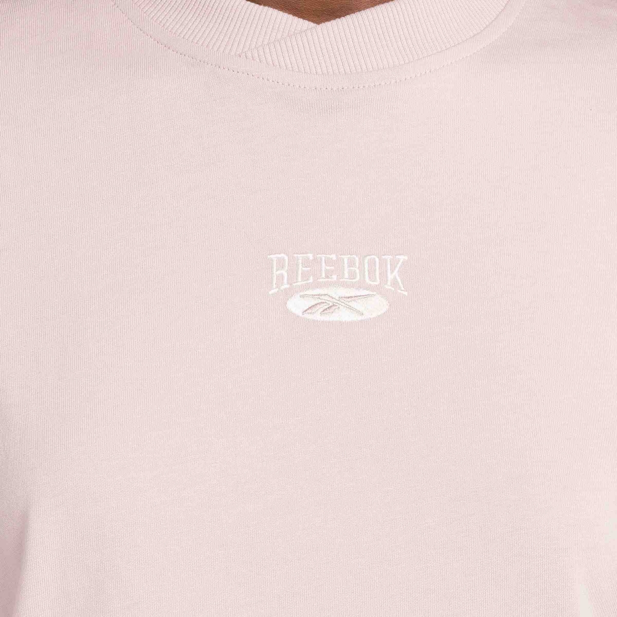 Reebok CL AE ARCHIVE SM LOGO TEE Pembe Kadın Kısa Kol T-Shirt