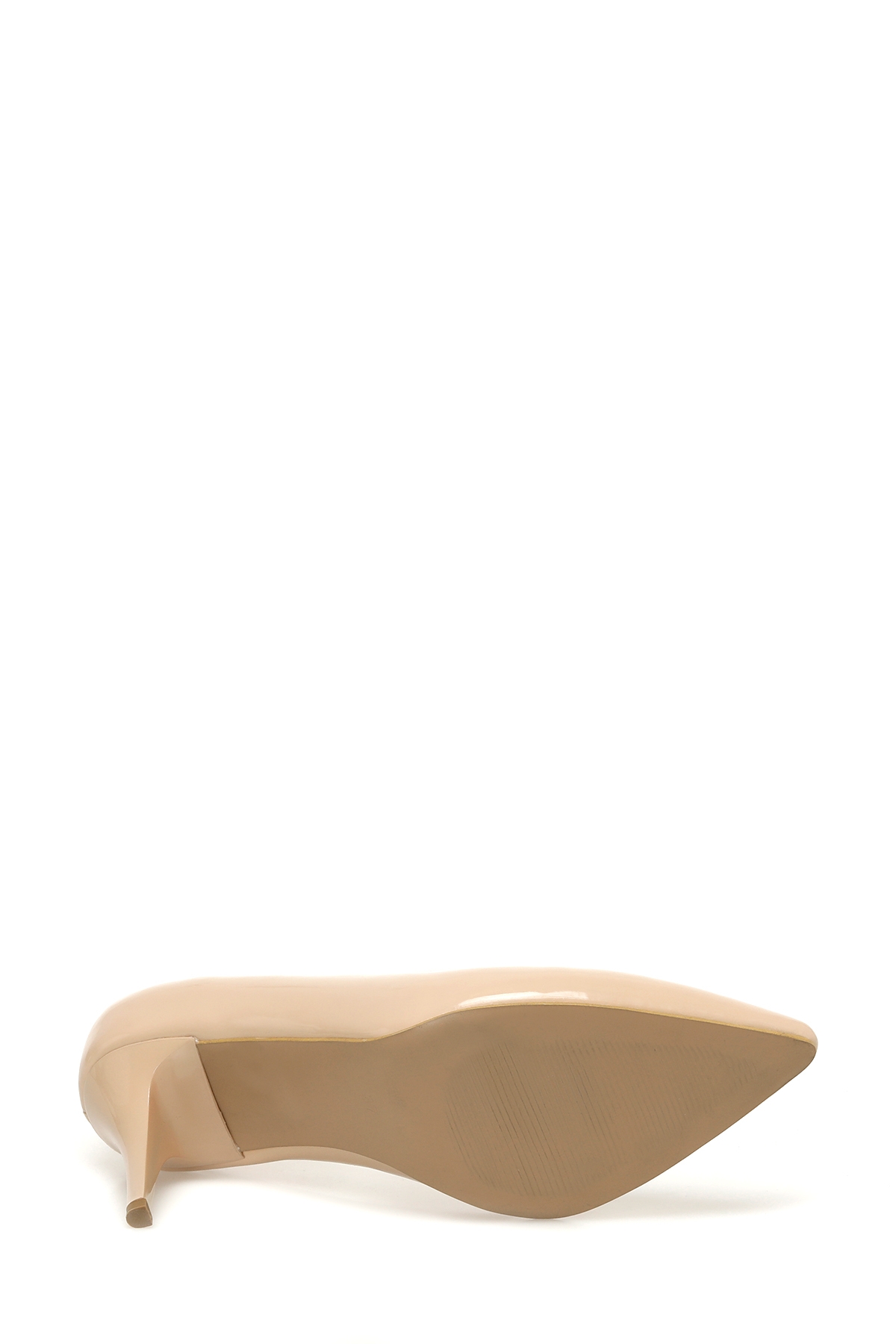 DS24010 4FX Bej Kadın Topuklu Ayakkabı - Görsel 7