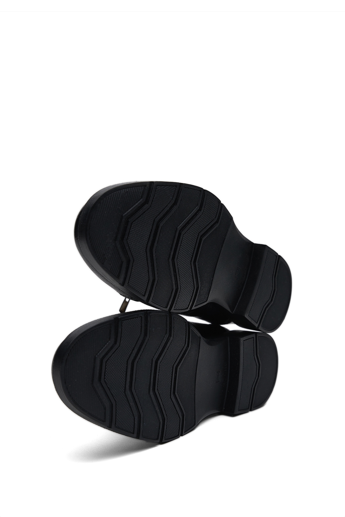 Erkek Siyah Rahat Kalıp Detaylı Uzun Hakiki Deri Bot - Görsel 4