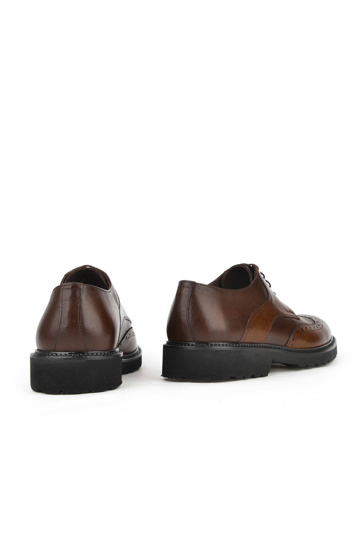 Erkek Hakiki Deri Ayakkabı 133145Z6252 Taba - Görsel 4