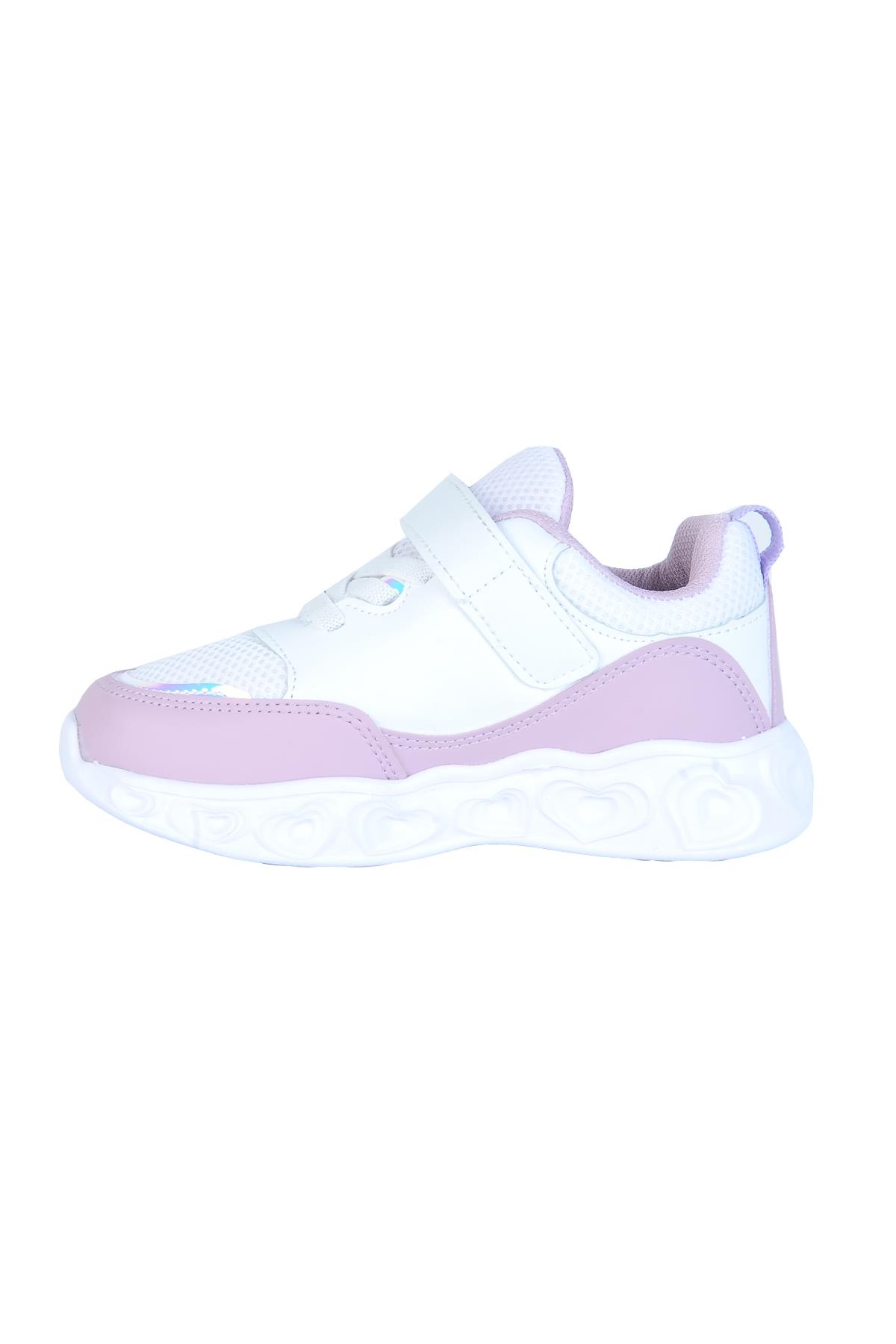 MP 241-3217 Byz-Lila Cırtlı Kız Çocuk Spor Ayakkabı - Görsel 3