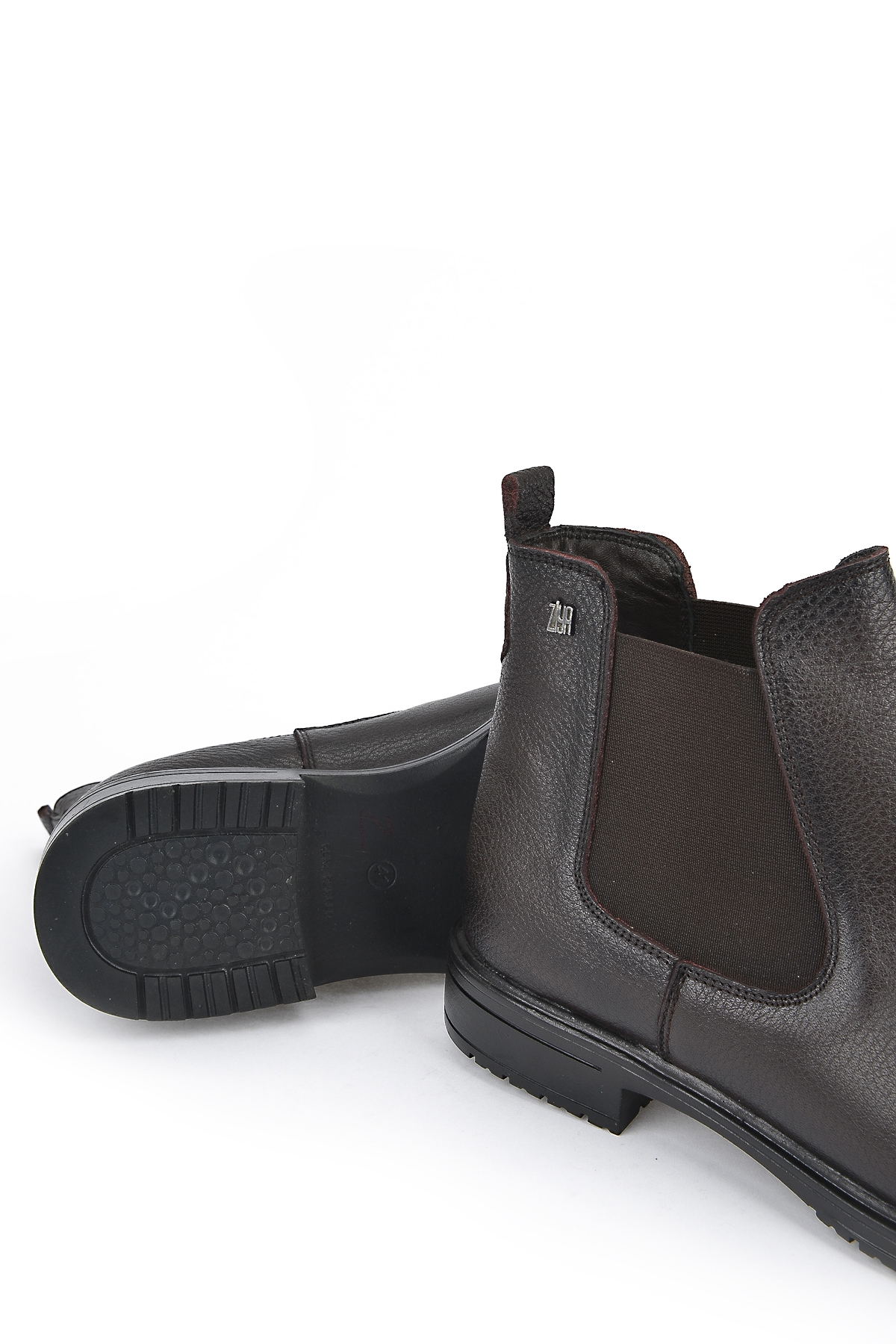 Erkek Hakiki Deri Bot 143447Z101 Kahve - Görsel 7