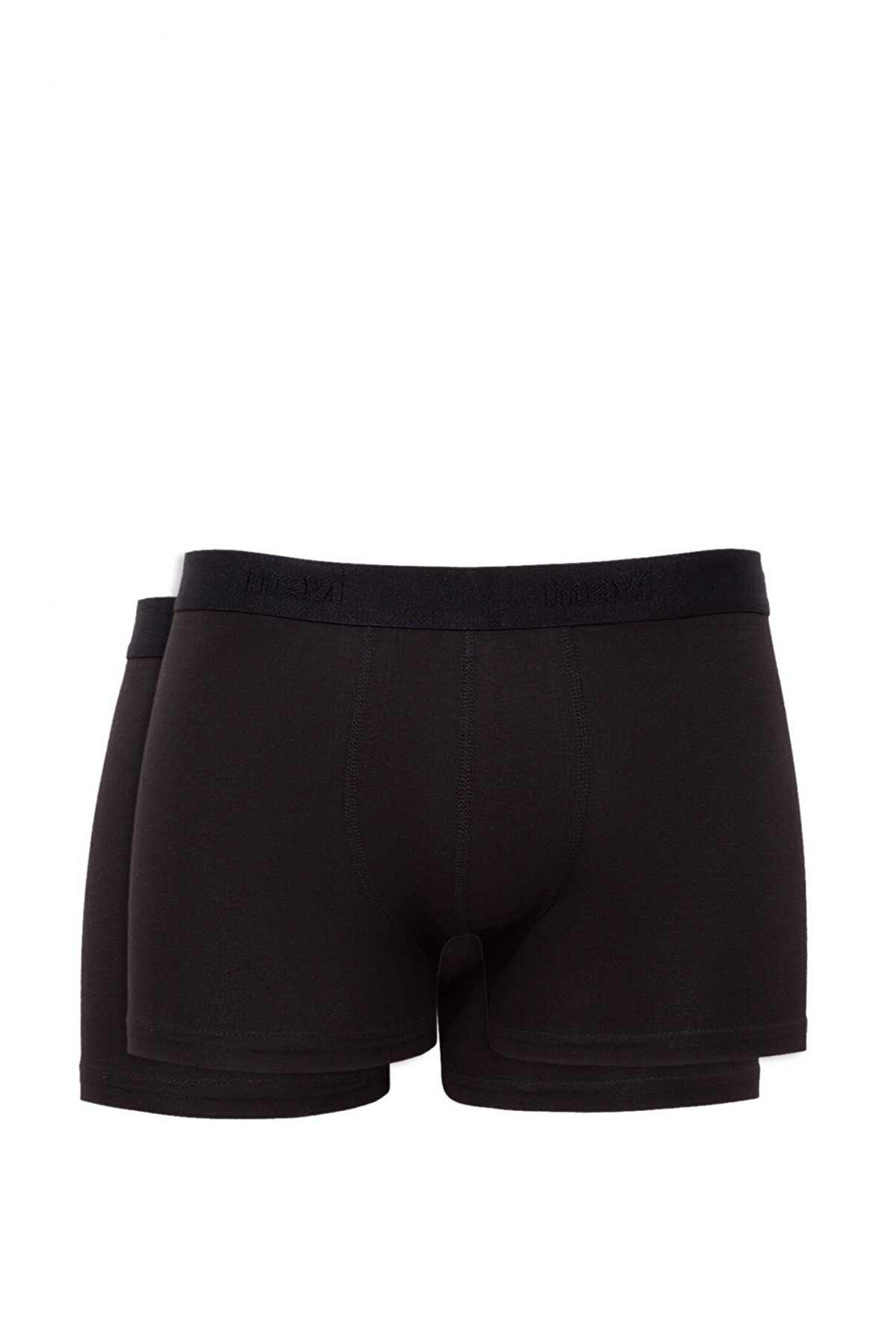 2li Basic Siyah Boxer Seti