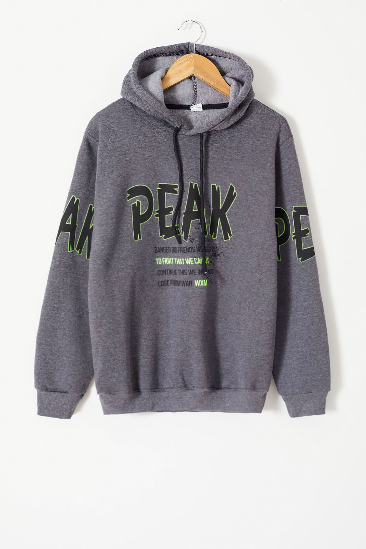 Erkek Çocuk İçi Polarlı Baskılı Sweatshirt 9-14 Yaş 14152