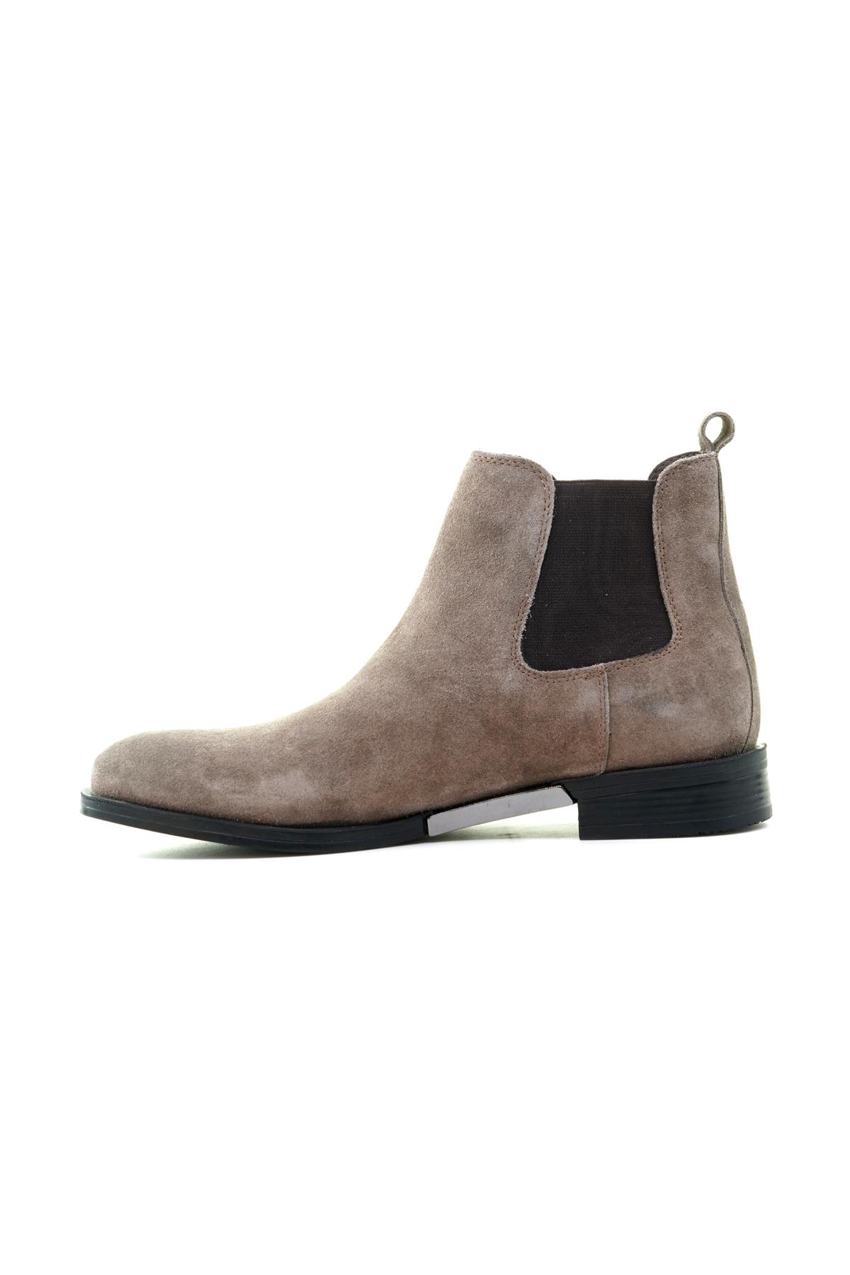 YAŞAR KAŞLI ERKEK HAKİKİ DERİ CHELSEA BOT (40-44) 23K YKÖ-12275 M VİZON SÜET - Görsel 3