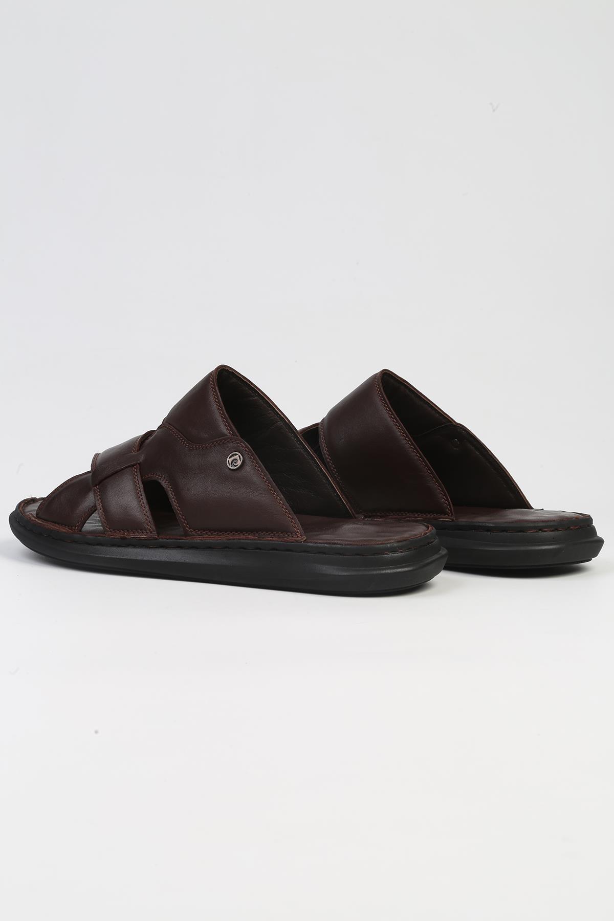 ® | PC-5117-3892 Kahve-Erkek Terlik - Görsel 4