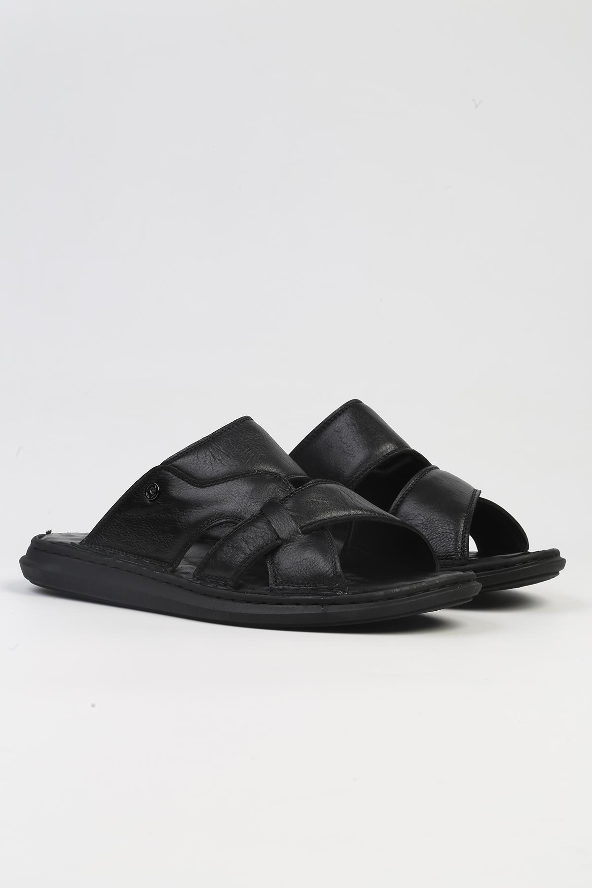 ® | PC-5117-3892 Siyah-Erkek Terlik - Görsel 3