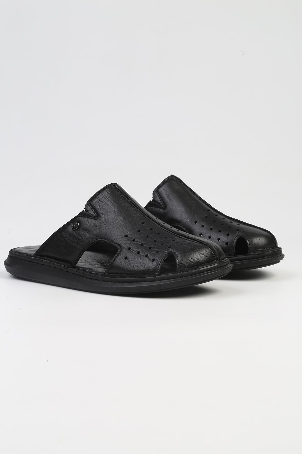 ® | PC-5110-3892 Siyah-Erkek Terlik - Görsel 3