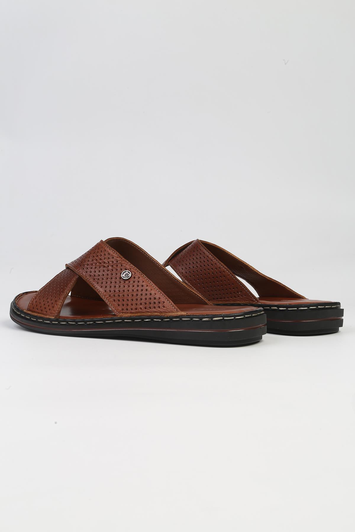 ® | PC-5107-3892 Taba - Erkek Terlik - Görsel 4