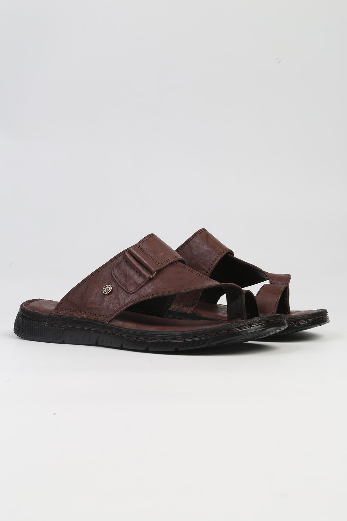 ® | PC-7152 - 2115 Kahve-Erkek Terlik - Görsel 3