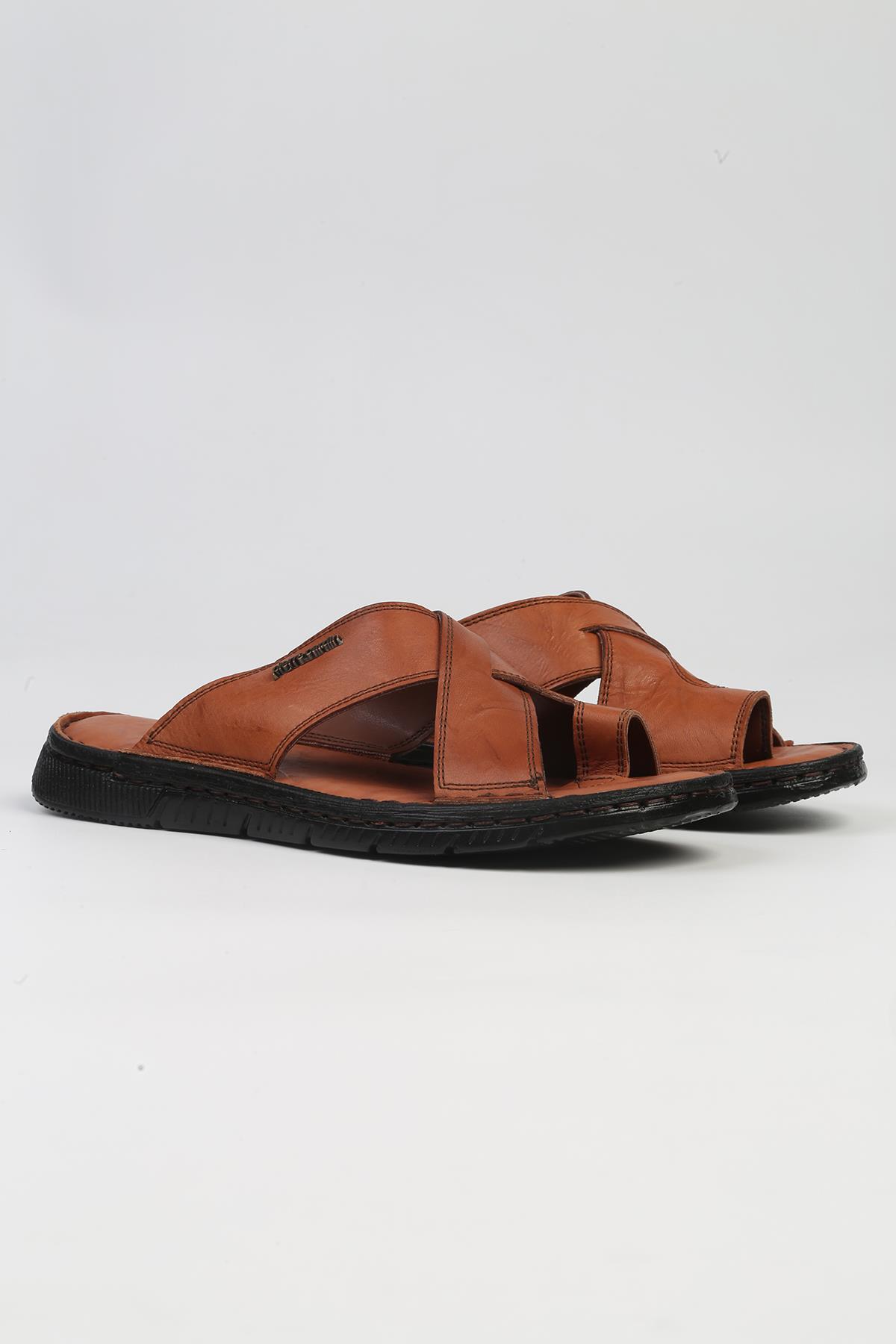 ® | PC-7155 - 2115 Taba-Erkek Terlik - Görsel 3