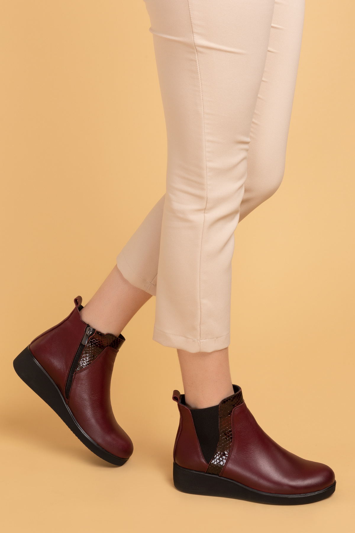 Gondol Hakiki Deri Anatomik Taban Bot esfa.19902 - Görsel 3