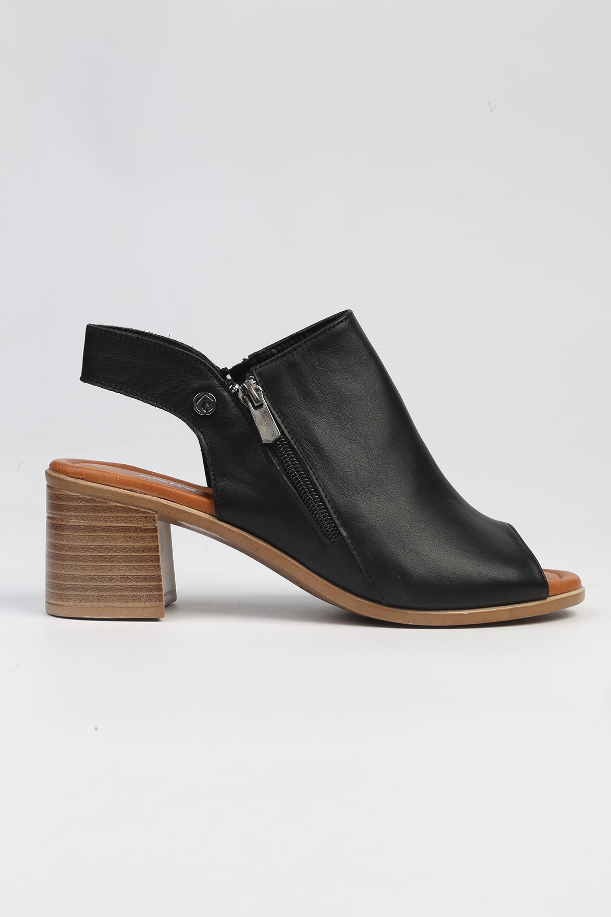 ® | PC-7225 - 3807 Siyah-Kadın Topuklu Ayakkabı - Görsel 2