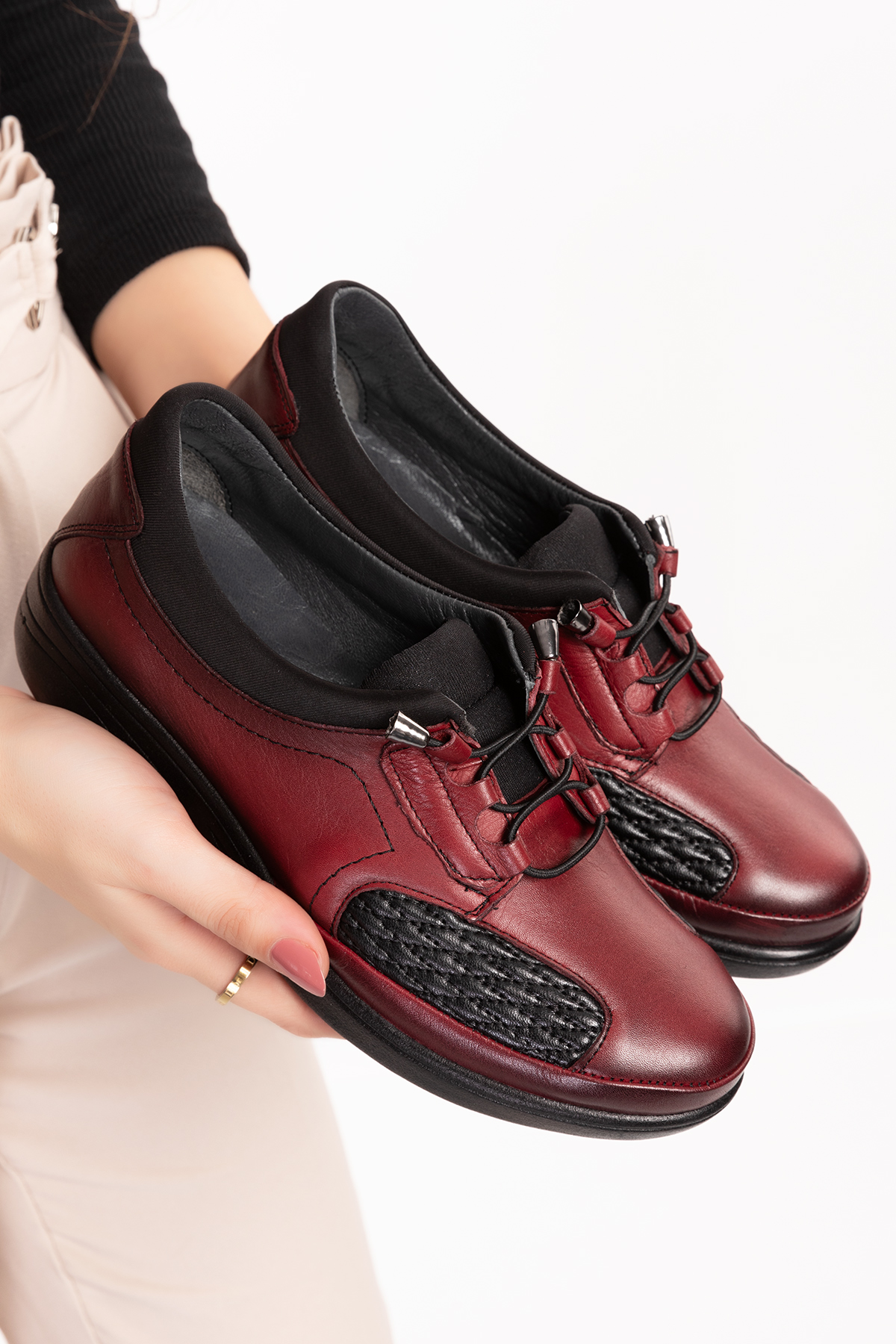 Gondol Hakiki Deri Kadın Kemik Çıkıntısına Özel Ayakkabı at.4204 - Görsel 3