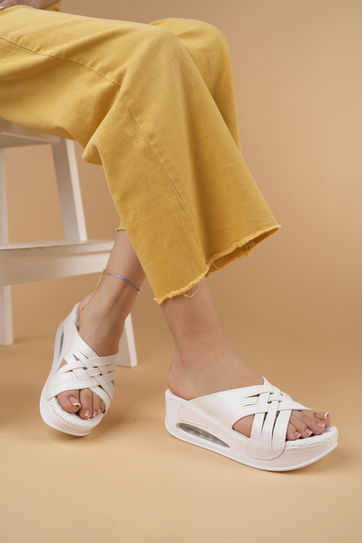 Daisy Anatomik Ortopedik Air Taban Rahat Günlük Kadın Terlik - Görsel 5