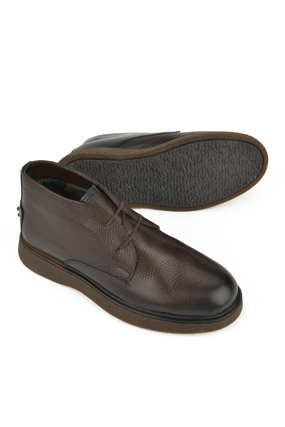 Erkek Hakiki Deri Bot 1431007Z3048 Kahve - Görsel 5