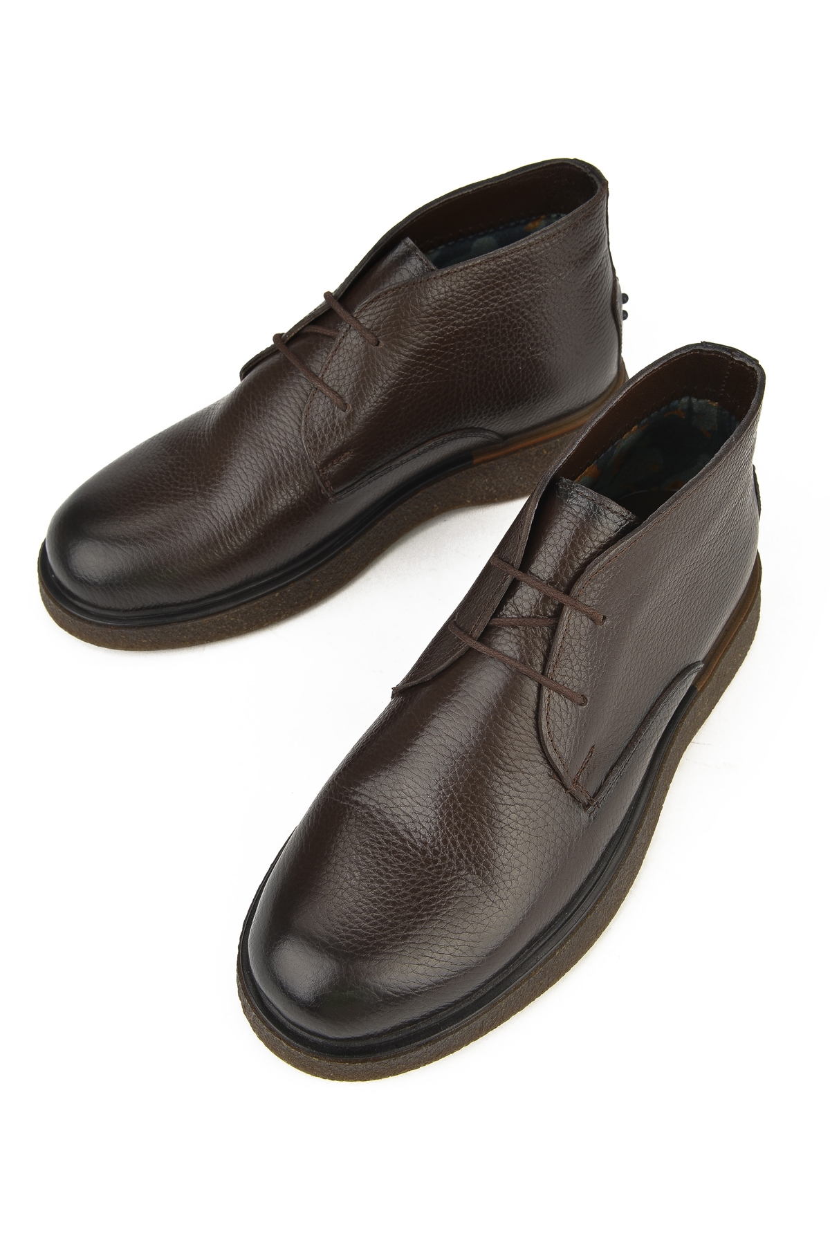Erkek Hakiki Deri Bot 1431007Z3048 Kahve - Görsel 6