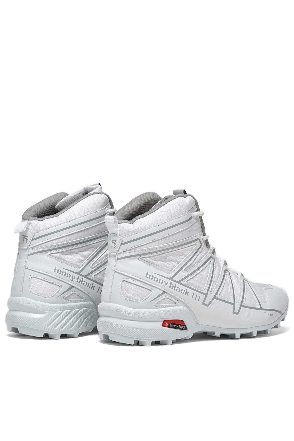 Unisex Beyaz Rahat Kalıp Trekking Bot - Görsel 4