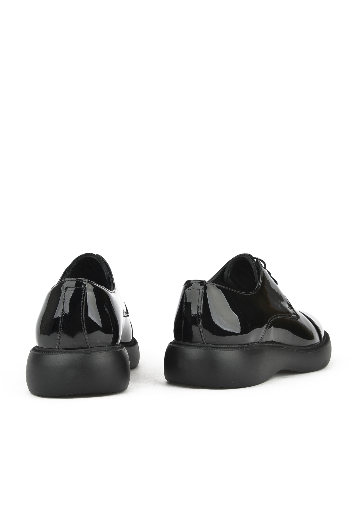 Erkek Vegan Deri Ayakkabı 1411023Z709152 Siyah - Görsel 4