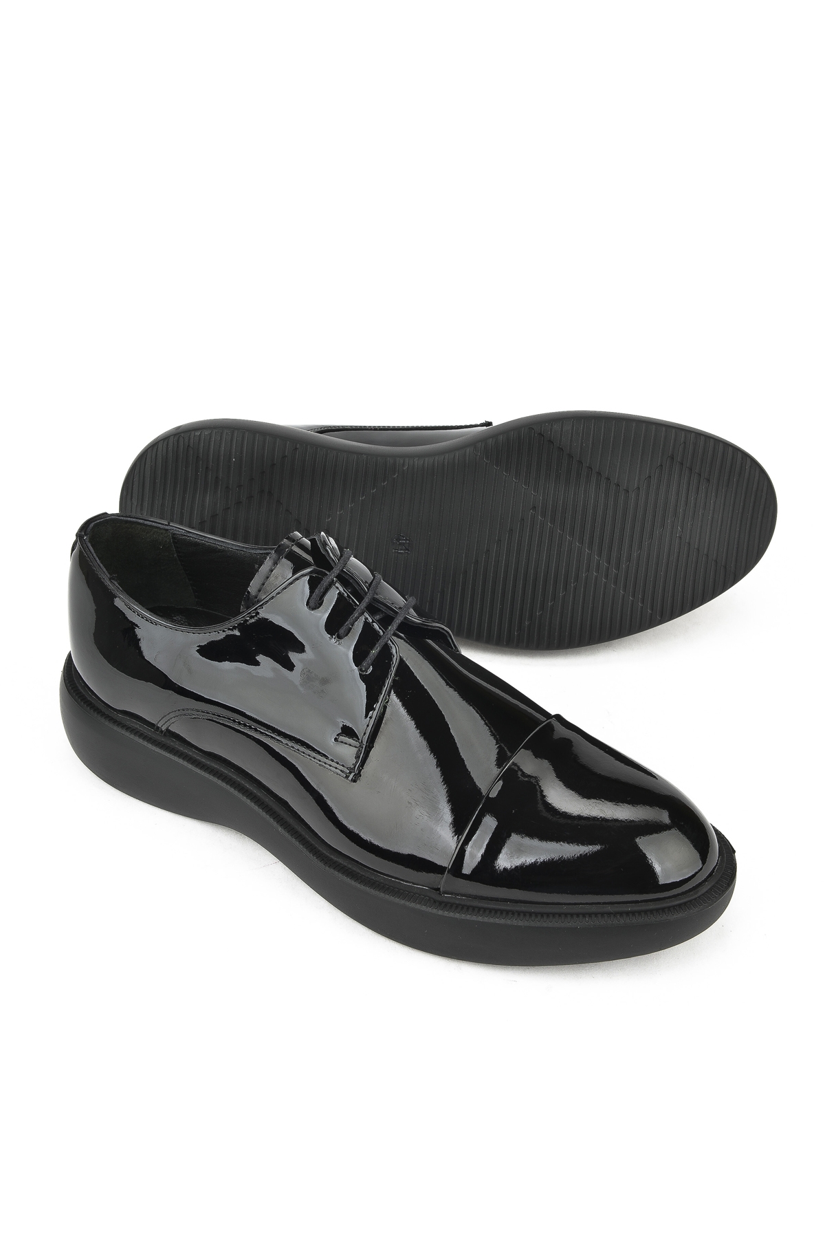 Erkek Vegan Deri Ayakkabı 1411023Z709152 Siyah - Görsel 5