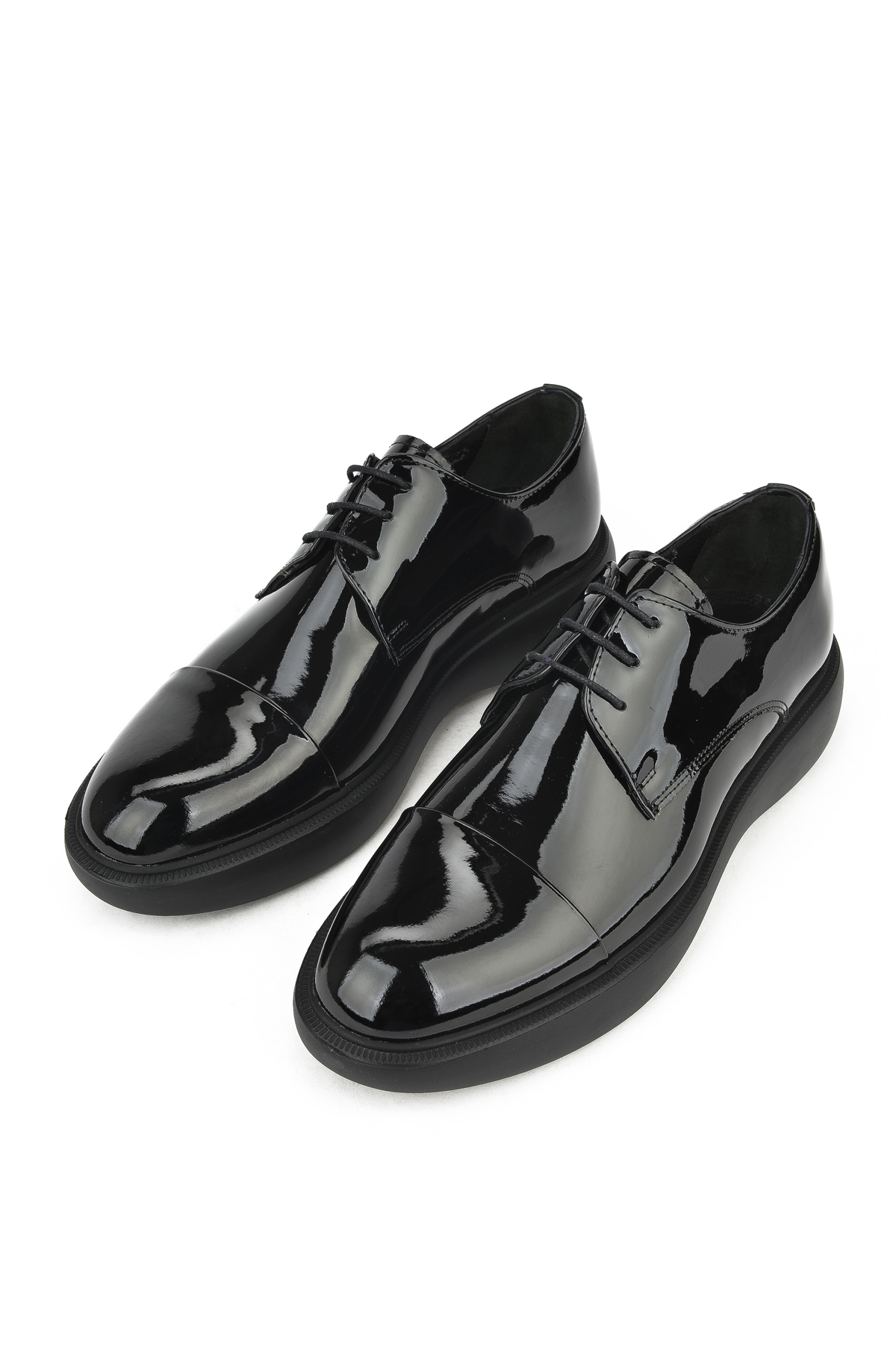 Erkek Vegan Deri Ayakkabı 1411023Z709152 Siyah - Görsel 6