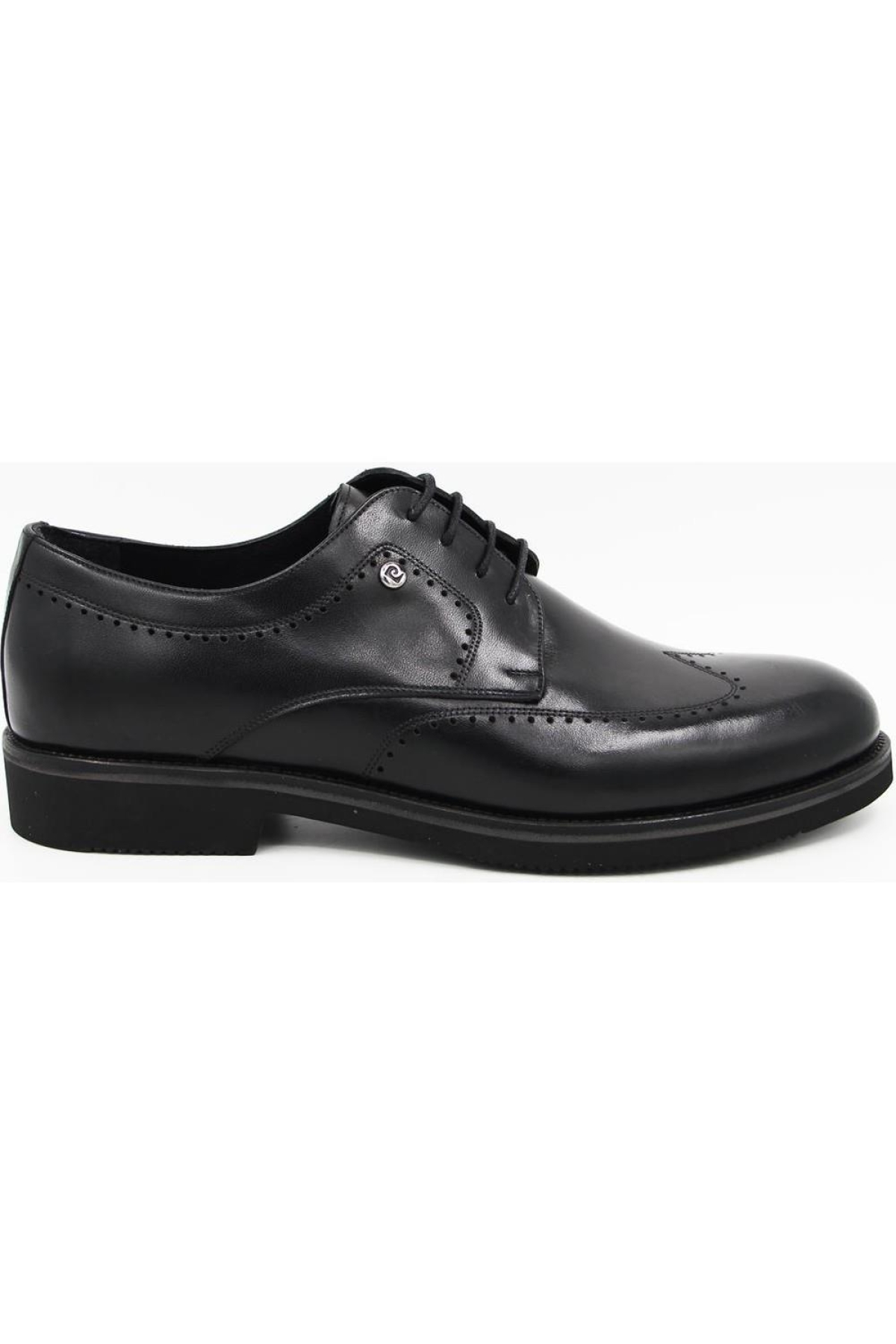 PC 121030 Siyah Deri Erkek Klasik Ayakkabı - Görsel 2