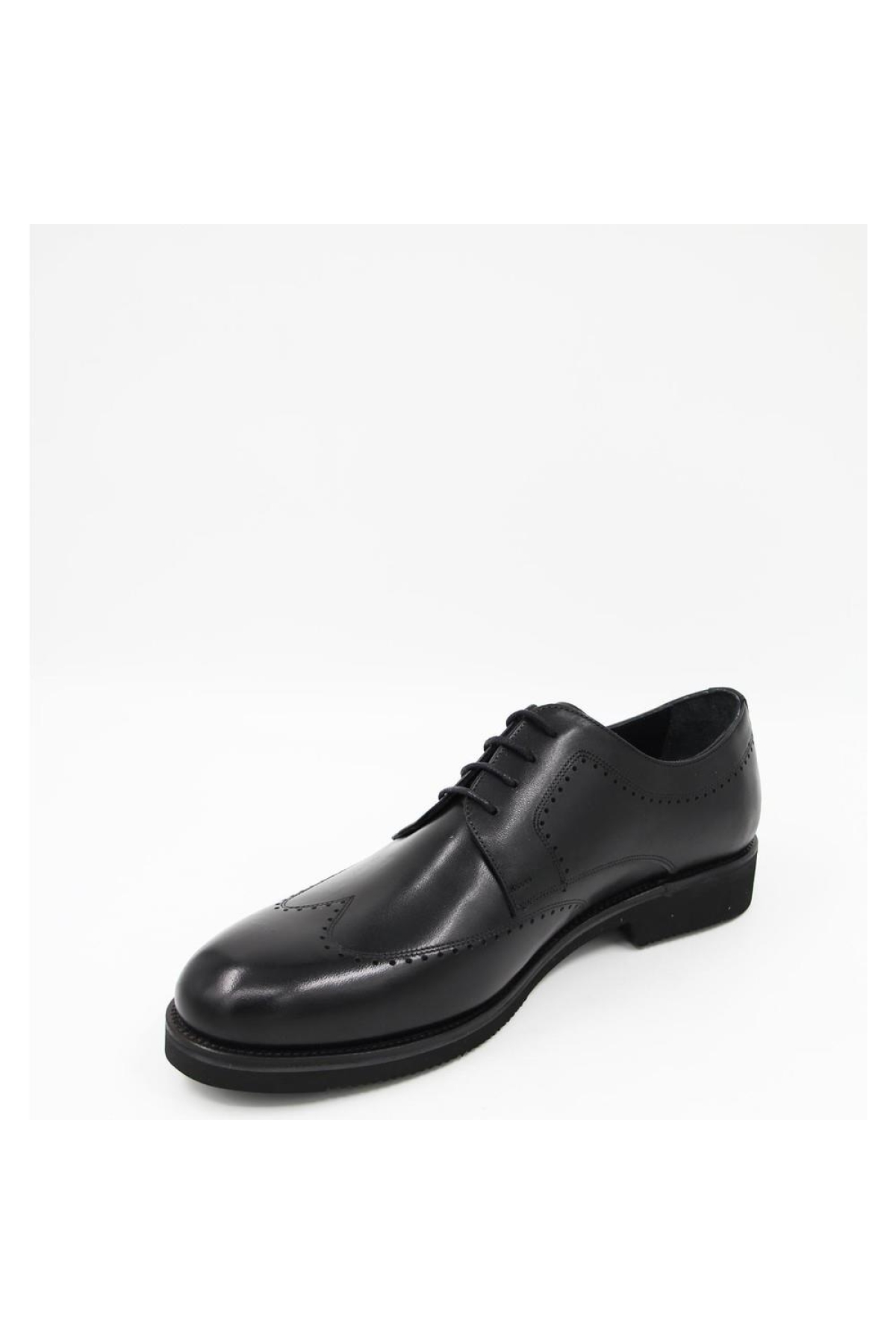 PC 121030 Siyah Deri Erkek Klasik Ayakkabı - Görsel 4
