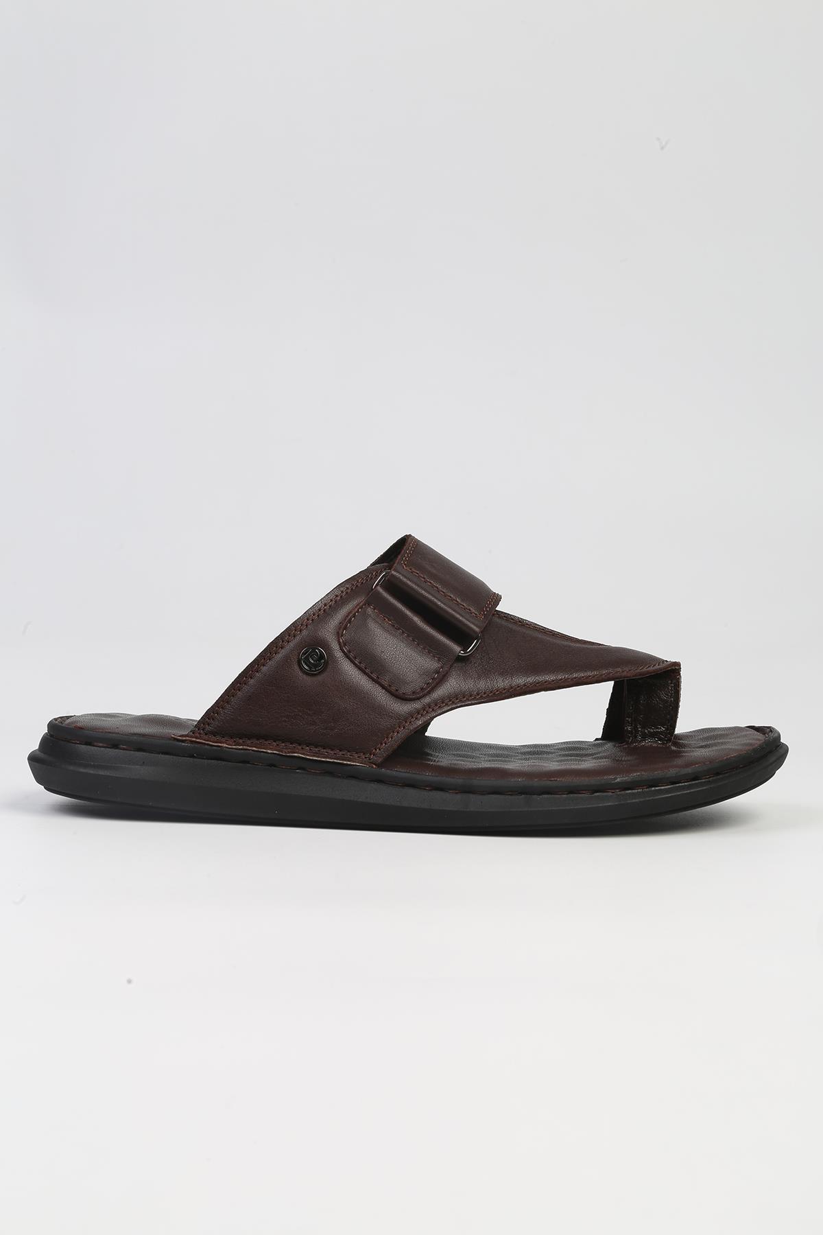 ® | PC-5120-3892 Kahve-Erkek Terlik - Görsel 2