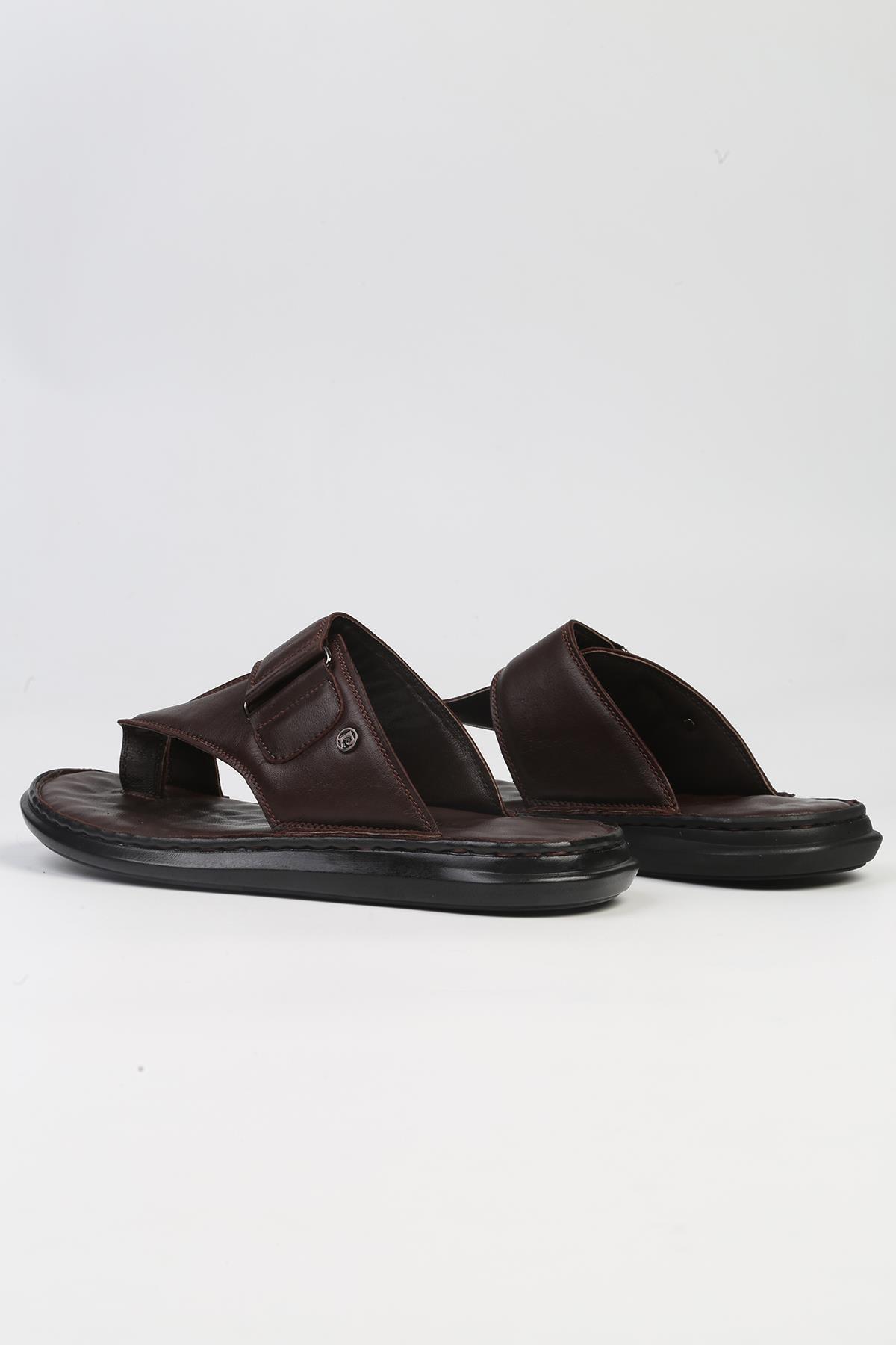 ® | PC-5120-3892 Kahve-Erkek Terlik - Görsel 4