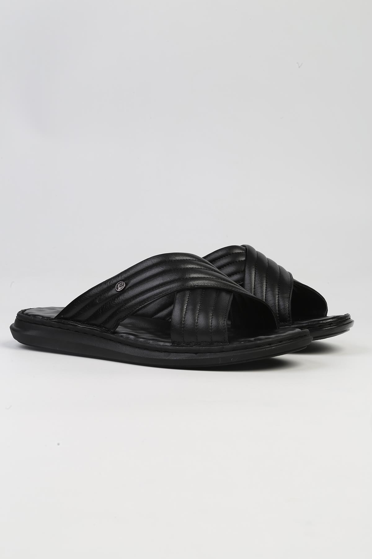 ® | PC-5122-3892 Siyah-Erkek Terlik - Görsel 3