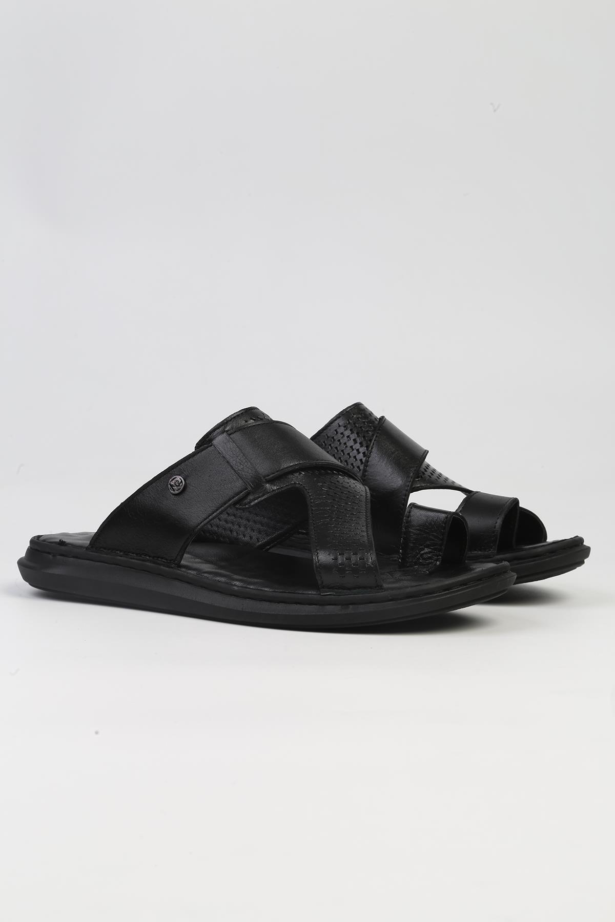 ® | PC-5123-3892 Siyah-Erkek Terlik - Görsel 3