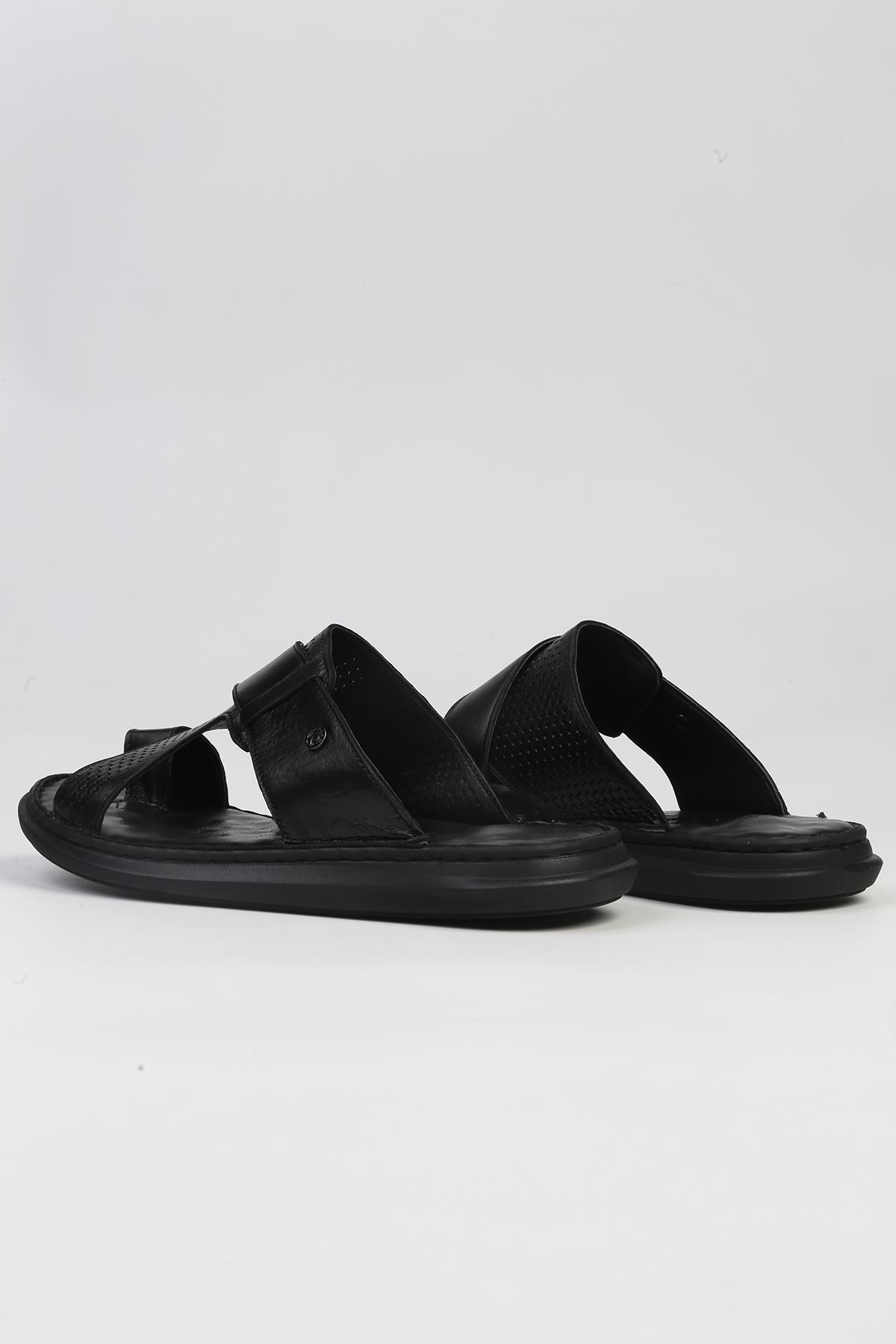 ® | PC-5123-3892 Siyah-Erkek Terlik - Görsel 4