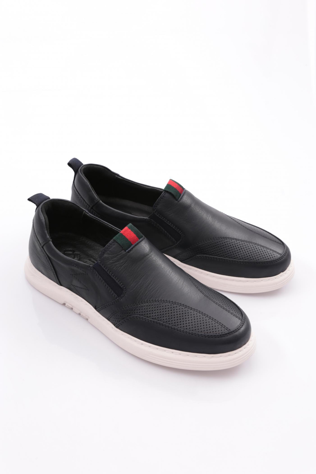 6151 Erkek Yani Lastikli Sneaker Ayakkabi - Görsel 3