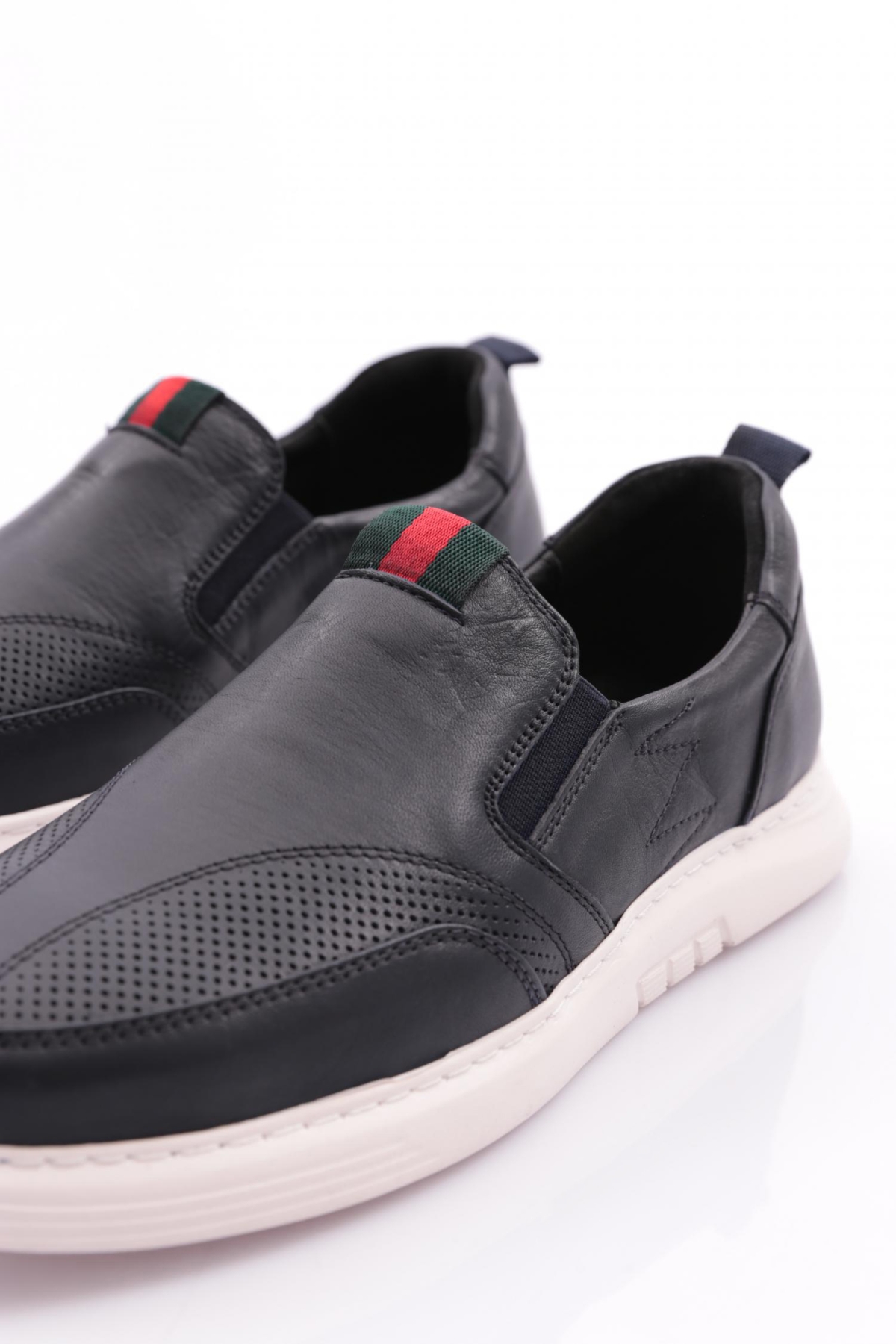 6151 Erkek Yani Lastikli Sneaker Ayakkabi - Görsel 5