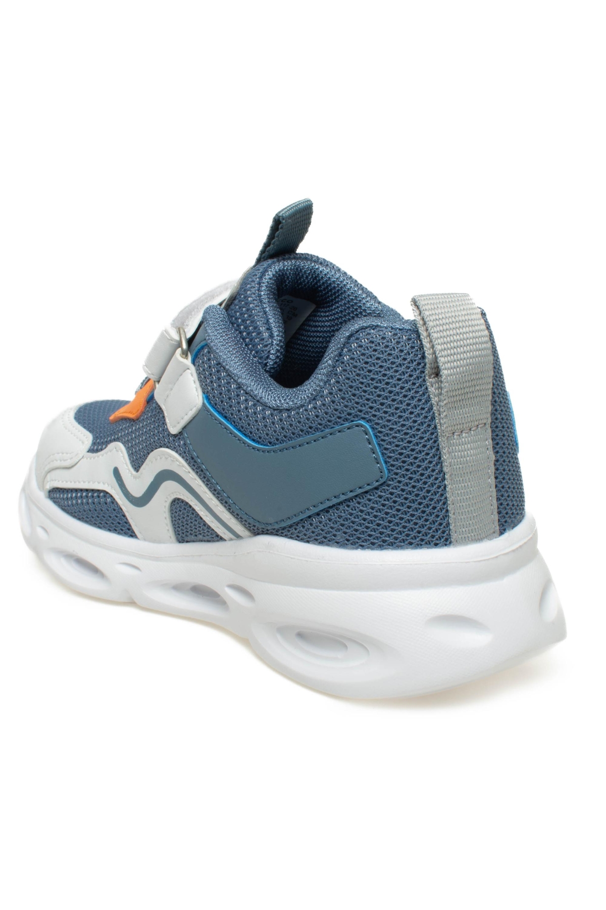 346.B24Y117 Rony Bebe Işıklıphylon Mavi Çocuk Spor Ayakkabı - Görsel 5