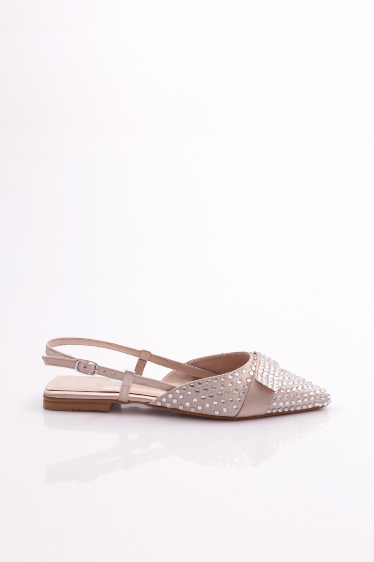 6014 Kadin Taş İşlemeli Babet - Görsel 2