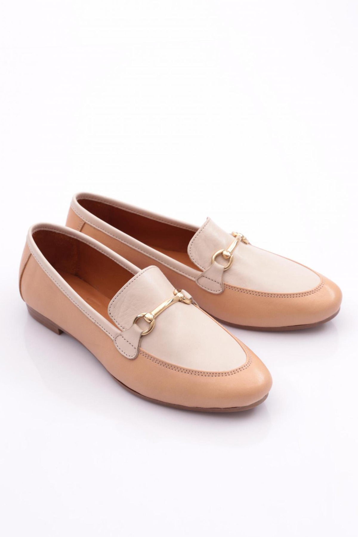 134-1 Kadin Yuvarlak Burunlu Babet - Görsel 3