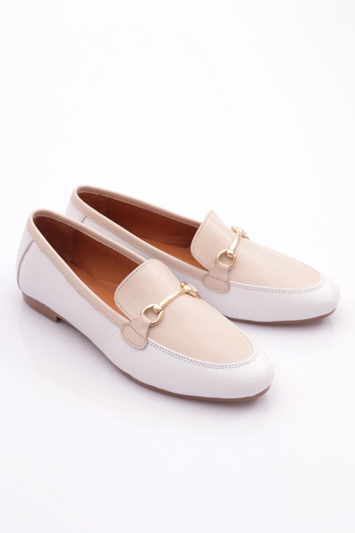 134-1 Kadin Yuvarlak Burunlu Babet - Görsel 3