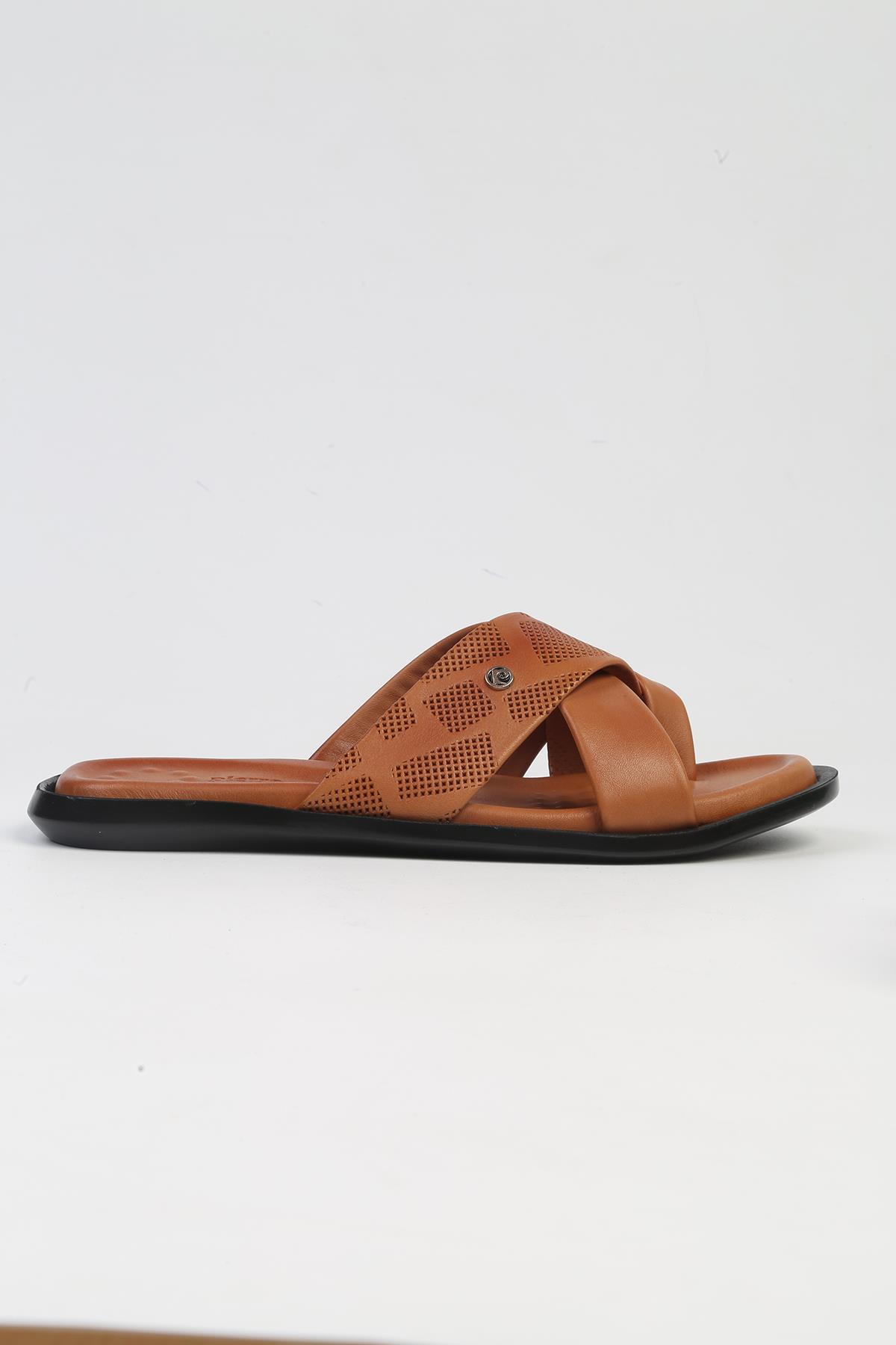 ® | PC-7119 - 2162 Taba-Erkek Terlik - Görsel 2