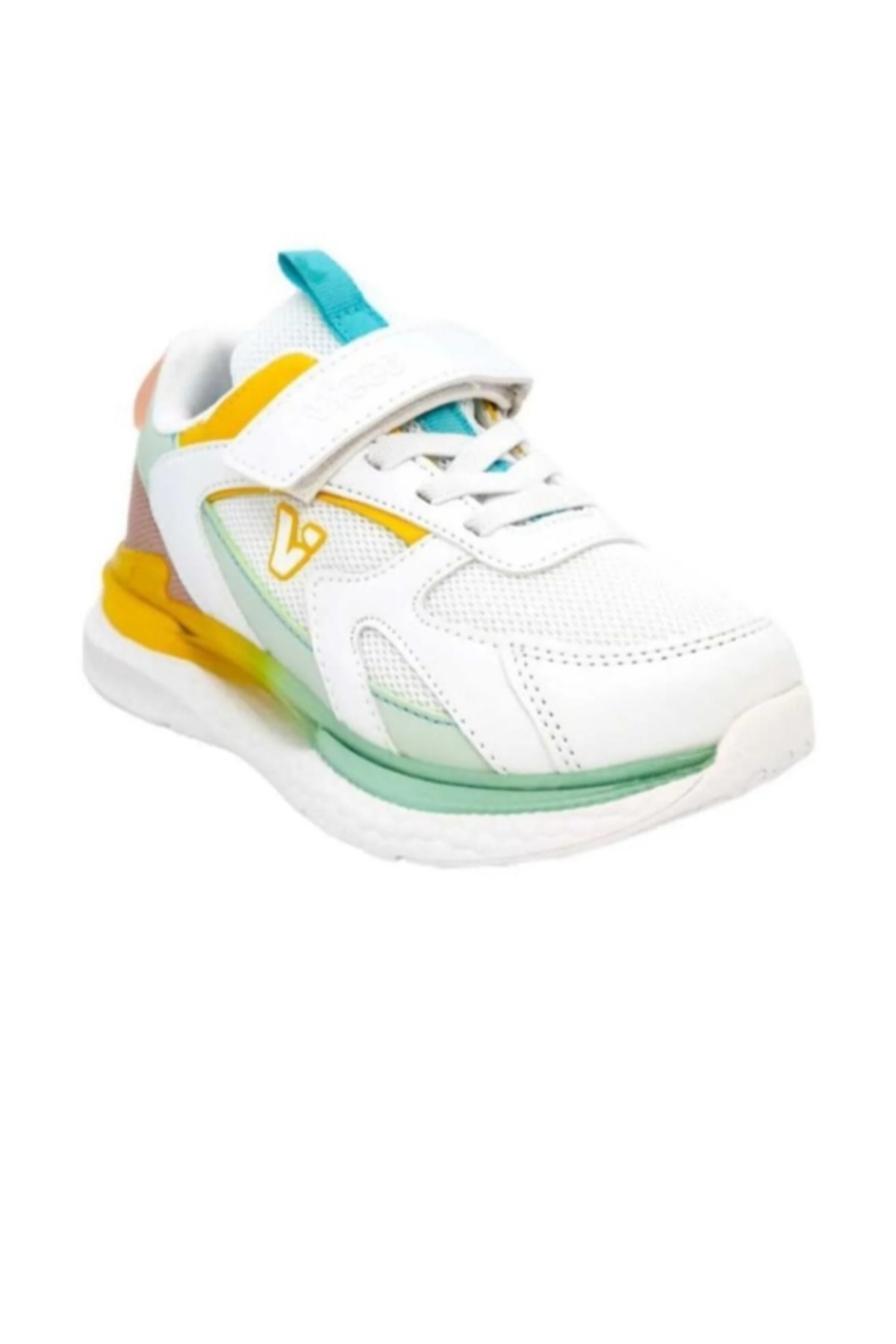 Massa Çocuk Anatomik Esnek Beyaz Pembe Spor Ayakkabısı - Görsel 2